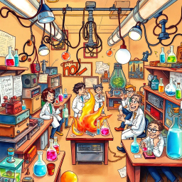 Whose Lab Is It Anyway? - Text-based game