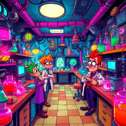 Whose Lab Is It Anyway? - Text-based game