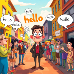 Whose Hello Is It Anyway? - Text-based game