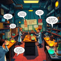 Whose Lab Is It Anyway? - Text-based game
