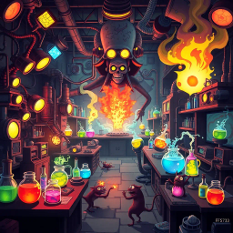 Whose Lab Is It Anyway? - Text-based game