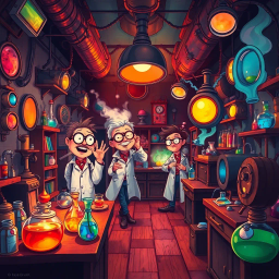 Whose Lab Is It Anyway? - Text-based game