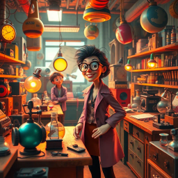 Whose Lab Is It Anyway? - Text-based game