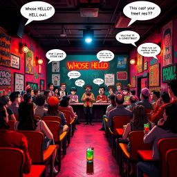 Whose Hello Is It Anyway? - Text-based game