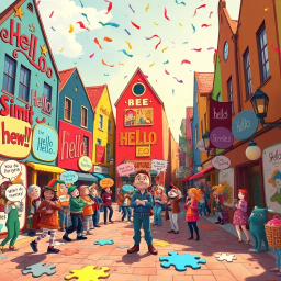 Whose Hello is it Anyway? - Text-based game