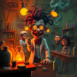 Whose Lab Is It Anyway? - Text-based game