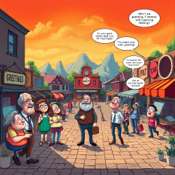 Whose Hello Is It Anyway? - Text-based game