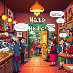 Whose Hello Is It Anyway? - Text-based game