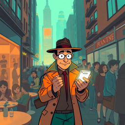 Whose Phone Is This, Anyway? - Text-based game