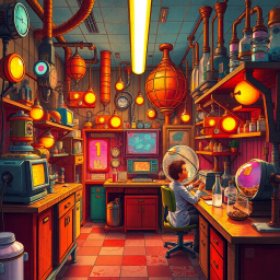 Whose Lab is it Anyway? - Text-based game