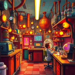 Whose Lab is it Anyway? - Text-based game
