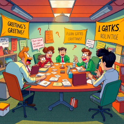 Whose Hello Is It Anyway? - Text-based game