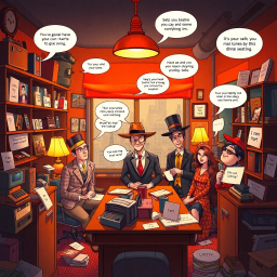 Whose Hello Is It Anyway? - Text-based game