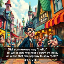 Whose Hello Is It Anyway? - Text-based game