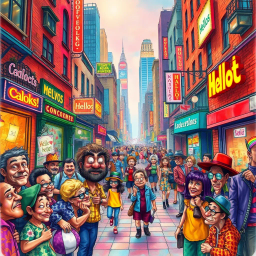 Whose Hello Is It Anyway? - Text-based game