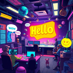 Whose Hello Is It Anyway? - Text-based game