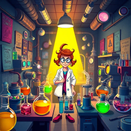 Whose Lab Is It Anyway? - Text-based game