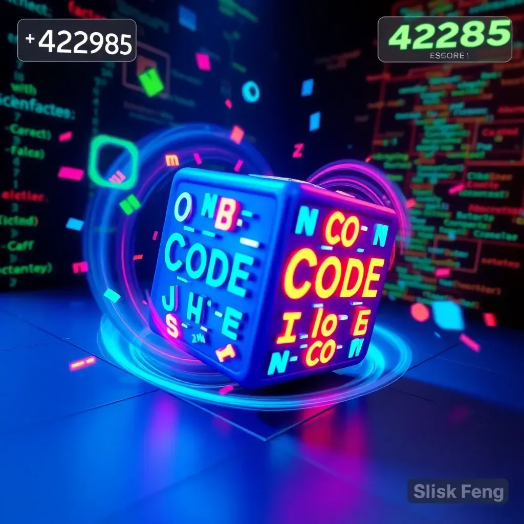 Spinning Code Cube