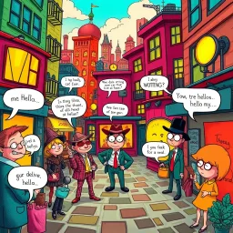 Whose Hello Is It Anyway? - Text-based game