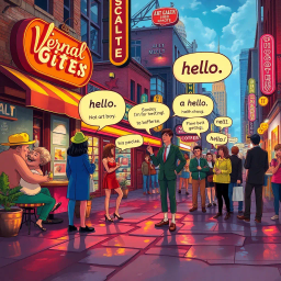 Whose Hello Is It Anyway? - Text-based game