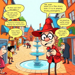 Whose Hello Is It Anyway? - Text-based game