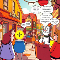 Whose Hello is It Anyway? - Text-based game