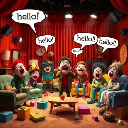 Whose Hello is it Anyway? - Text-based game