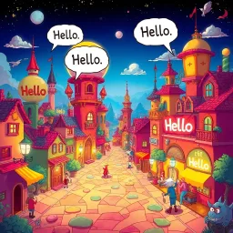 Whose Hello Is It Anyway? - Text-based game