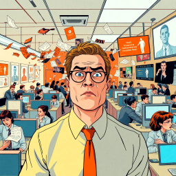 Corporate Chaos: The Viral Uprising - Text-based game