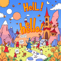 Whose Hello Is It Anyway? - Text-based game