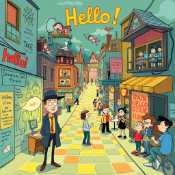 Whose Hello Is It, Anyway? - Text-based game