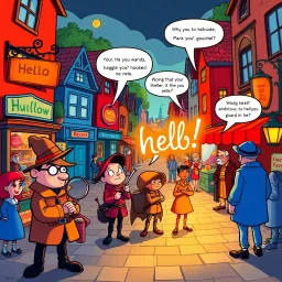Whose Hello Is It Anyway? - Text-based game