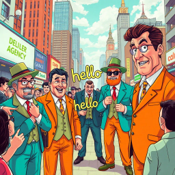 Whose Hello Is It Anyway? - Text-based game