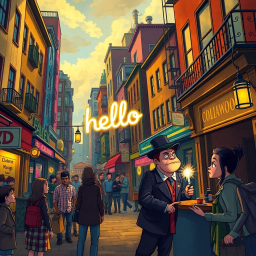 Whose Hello Is It Anyway? - Text-based game