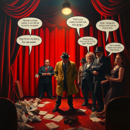 The Curtain Call Conundrum - Text-based game