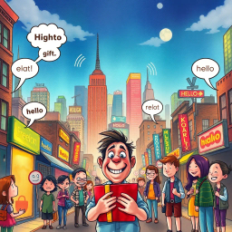 Whose Hello Is It Anyway? - Text-based game