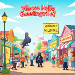 Whose Hello Is It Anyway? - Text-based game