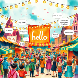 Whose Hello Is It Anyway? - Text-based game