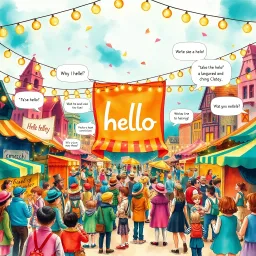 Whose Hello Is It Anyway? - Text-based game