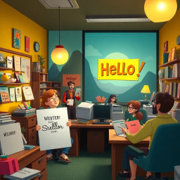 Whose Hello Is It Anyway? - Text-based game