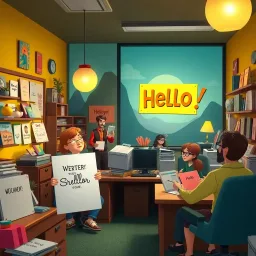 Whose Hello Is It Anyway? - Text-based game