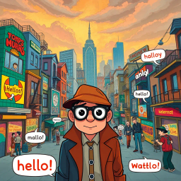 Whose Hello Is It Anyway? - Text-based game