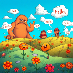 Whose Hello Is It Anyway? - Text-based game