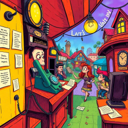 Whose Hello Is It Anyway? - Text-based game