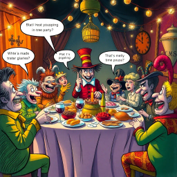 Mirthful Mayhem: Who's Hello Is It Anyway? - Text-based game