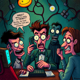 Hello? Who's Calling? - Text-based game