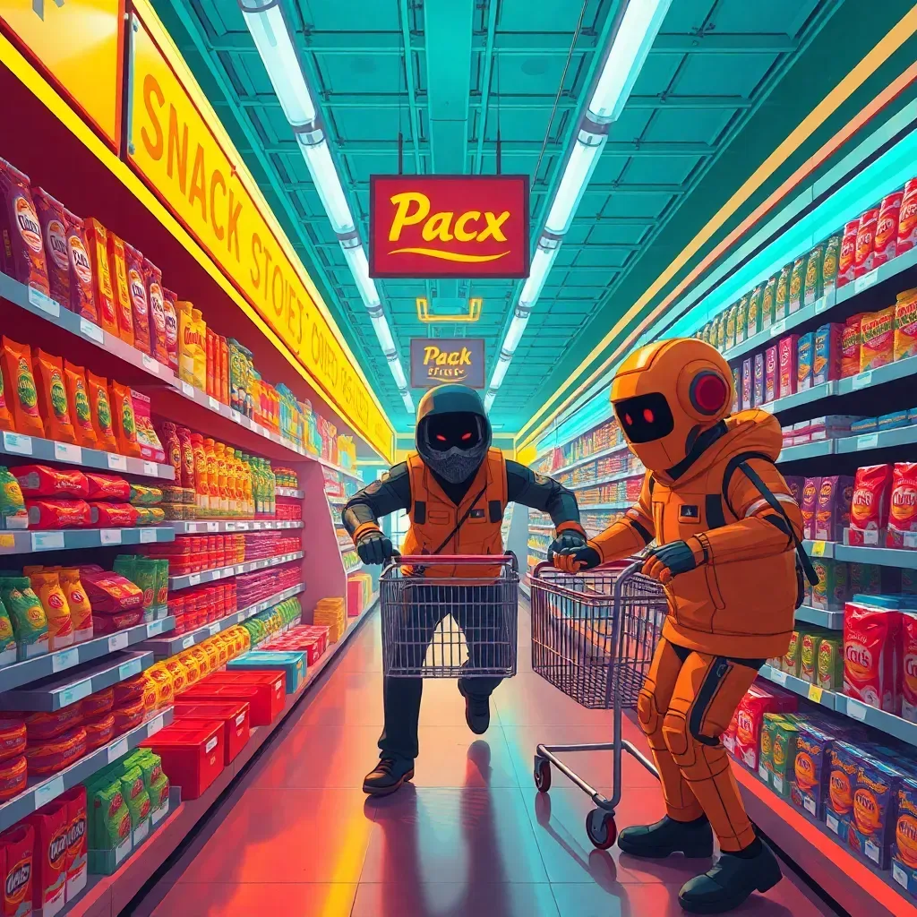 Pixel Checkout: A Grocery Showdown