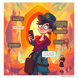 Worlds Unbound: Whose Hello Is It Anyway? - Text-based game