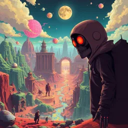 Pixel Replicants: The Infinite Gallery - Text-based game