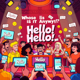 Whose Hello Is It Anyway? - Text-based game